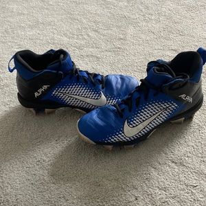 Kids Nike Fastflex football cleats, size 5Y